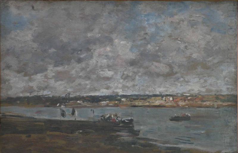 Eugene Boudin Lembouchure de la Touques china oil painting image